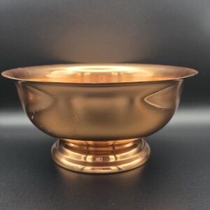 Shiny Copper Decorative Bowl